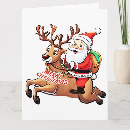 Carte Père Noël (Devant)