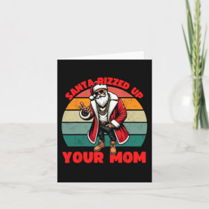 Carte Père Noël a excité votre maman plaisir inapproprié