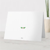 Carte Père Noël aime Golf toute l'année (Dos)