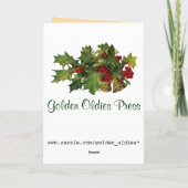 Carte Père Noël allemande vintage (Dos)