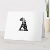 Carte Père Noël avec Lapin Renard et Écureuil (Dos)