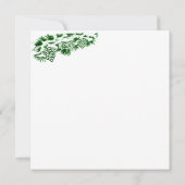 Carte Père Noël avec Renard de lapin et écureuil (Dos)