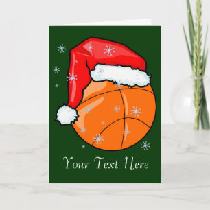 Carte - Père Noël Basketball