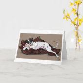 Carte Père Noël Câlin (Fleur jaune)