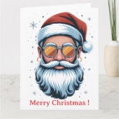 Carte Père Noël Cool Yule (Devant)