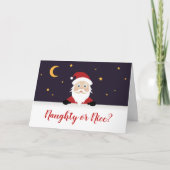 Carte Père Noël coquin ou gentil (Devant)