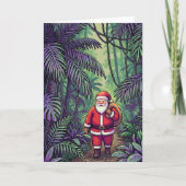 Carte Père Noël dans la jungle (Devant)