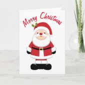 Carte Père Noël de Noël  (Devant)