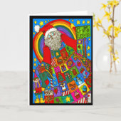 Carte Père Noël des Bénédictions Abondantes (Fleur jaune)