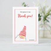 Carte Père Noël dessinée à la main (Debout devant)