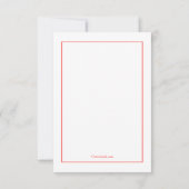 Carte Père Noël dessinée à la main (Dos)