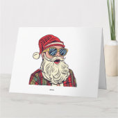 Carte Père Noël - Drôle (Dos)