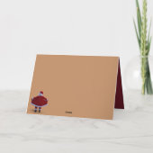 Carte Père Noël drôle (Dos)