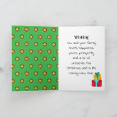 Carte Père Noël drôle (Intérieur)