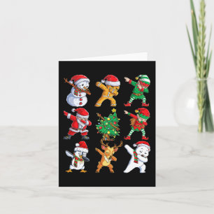 Carte Père Noël Elf Amis Noël Garçons Filles Hommes Noël