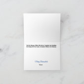 Carte père Noël et juif en pain d'épice Man Chrism (Intérieur)