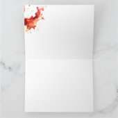 Carte Père Noël et rennes (Intérieur)