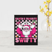 Carte Père Noël Favorite Swifty Joyeux Noël Super Xma (Fleur jaune)