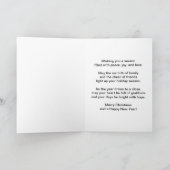 Carte Père Noël Festive En Pleine Gloire (Intérieur)