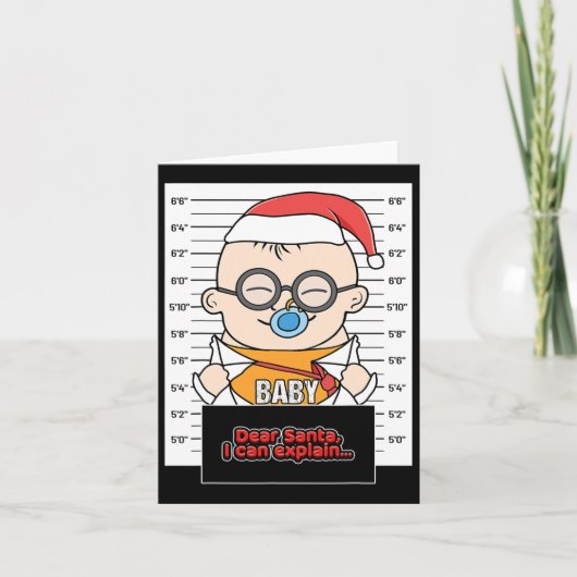Carte Père Noël je peux expliquer (Devant)