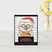 Carte Père Noël je peux expliquer (Fleur jaune)