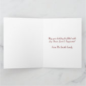 Carte Père Noël Joyeux Noël Card (Intérieur)