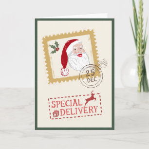 Carte Père Noël Livraison Spéciale Personnalisée Noël