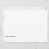 Carte Père Noël livrant des livres à Noël, (Dos)