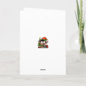 Carte Père Noël loufoque (Dos)