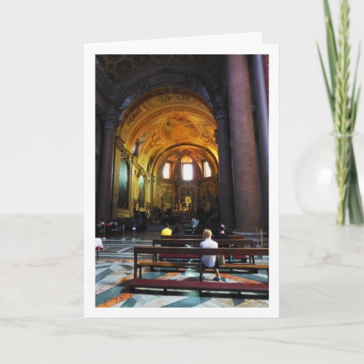 Carte Père Noël Maria degli Angeli Portrait, Roma, Itali (Devant)