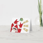 Carte Père Noël méchant (Devant)