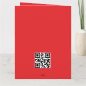 Carte Père Noël mignon drôle & typographie (Dos)