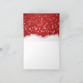 Carte Père Noël Mistletoe Joyeux Noël (Intérieur)