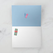 Carte Père Noël moderne (Intérieur)