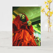 Carte Père Noël Muerte (Fleur jaune)
