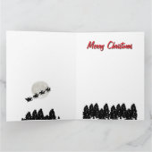 Carte Père Noël nostalgique (Intérieur)