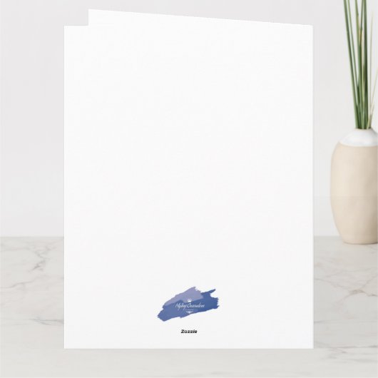 Carte Père Noël nostalgique (Dos)