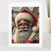 Carte Père Noël nostalgique (Devant)