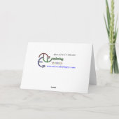 Carte Père Noël Otter blanche (Dos)