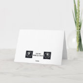 Carte Père Noël : pause de Noël confortable (Dos)