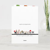 Carte Père Noël Paws Vient À Noël (Dos)