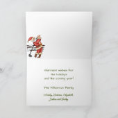 Carte Père Noël Plays Golf - Tee - shirts de la saison (Intérieur)