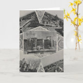 Carte Père Noël Rosa, Californie 6 (Fleur jaune)