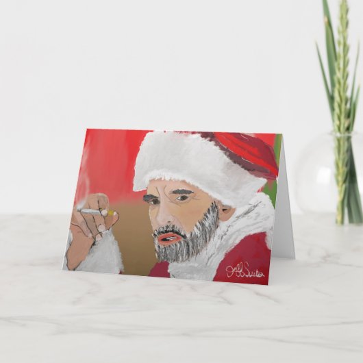 Carte Père Noël sale (Devant)