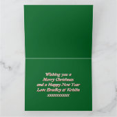 Carte Père Noël Sasquatch et Jackalope (Intérieur)