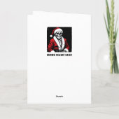 Carte Père Noël squelette (Dos)