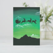 Carte Père Noël sur Aoraki Mount Cook (Debout devant)