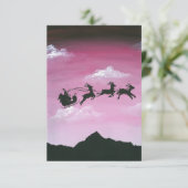 Carte Père Noël sur Aoraki Mount Cook (Debout devant)