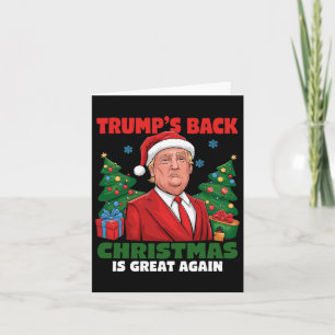 Carte Père Noël Trump Danse Rendre Noël super moche