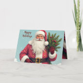 Carte Père Noël Vacances Noël (Devant)